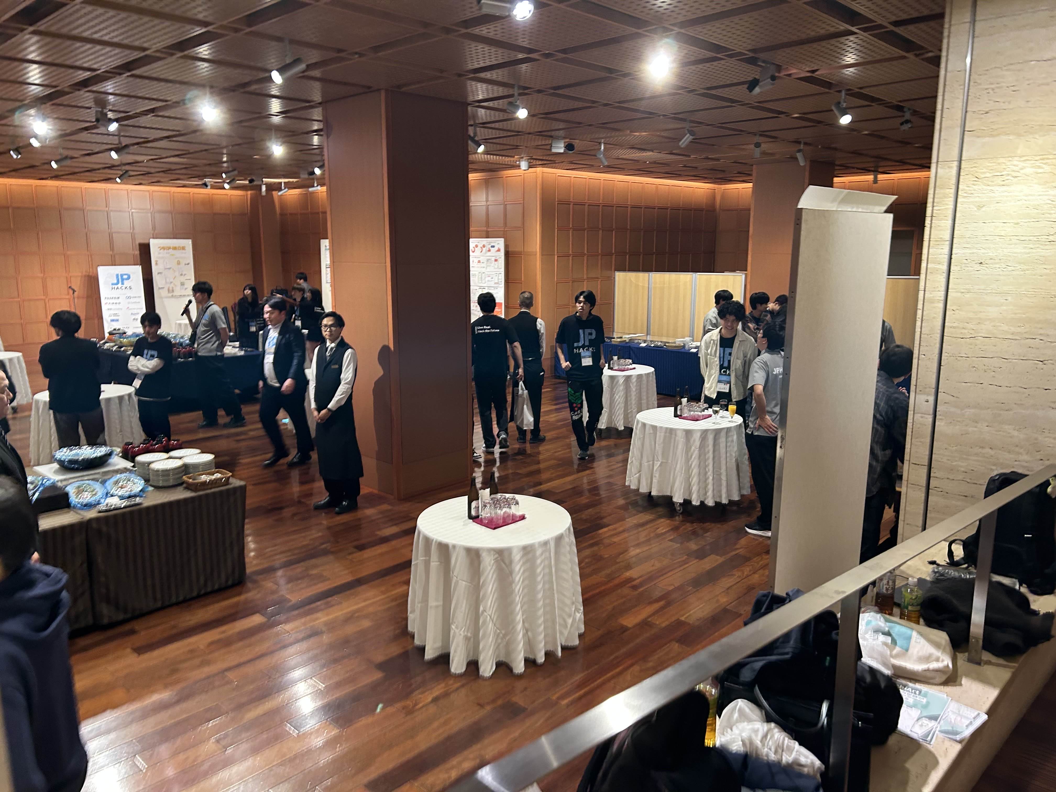 Photo: Dinner is getting set up during Award Day