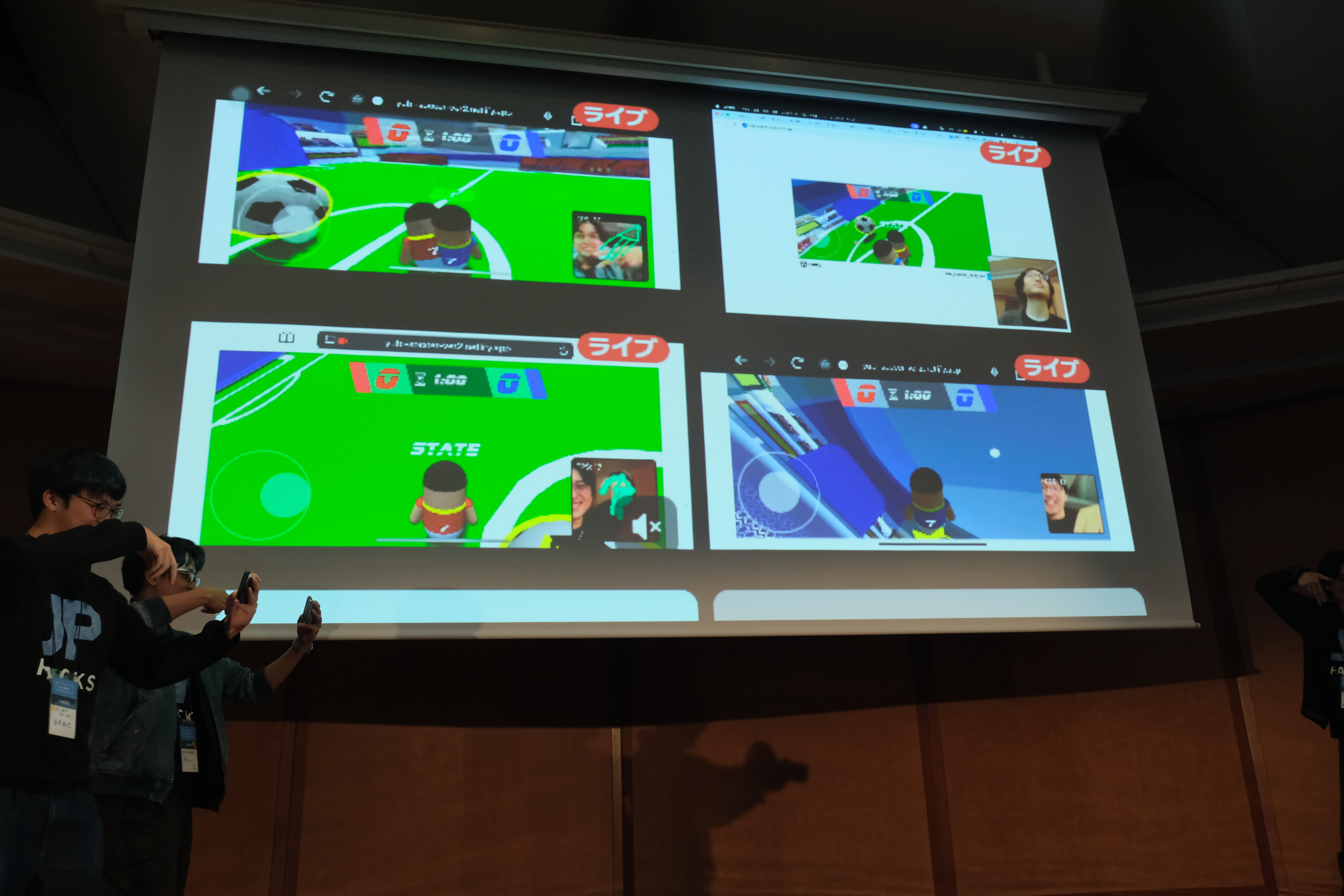 Photo: A photo of the team's presentation that made ArcTech