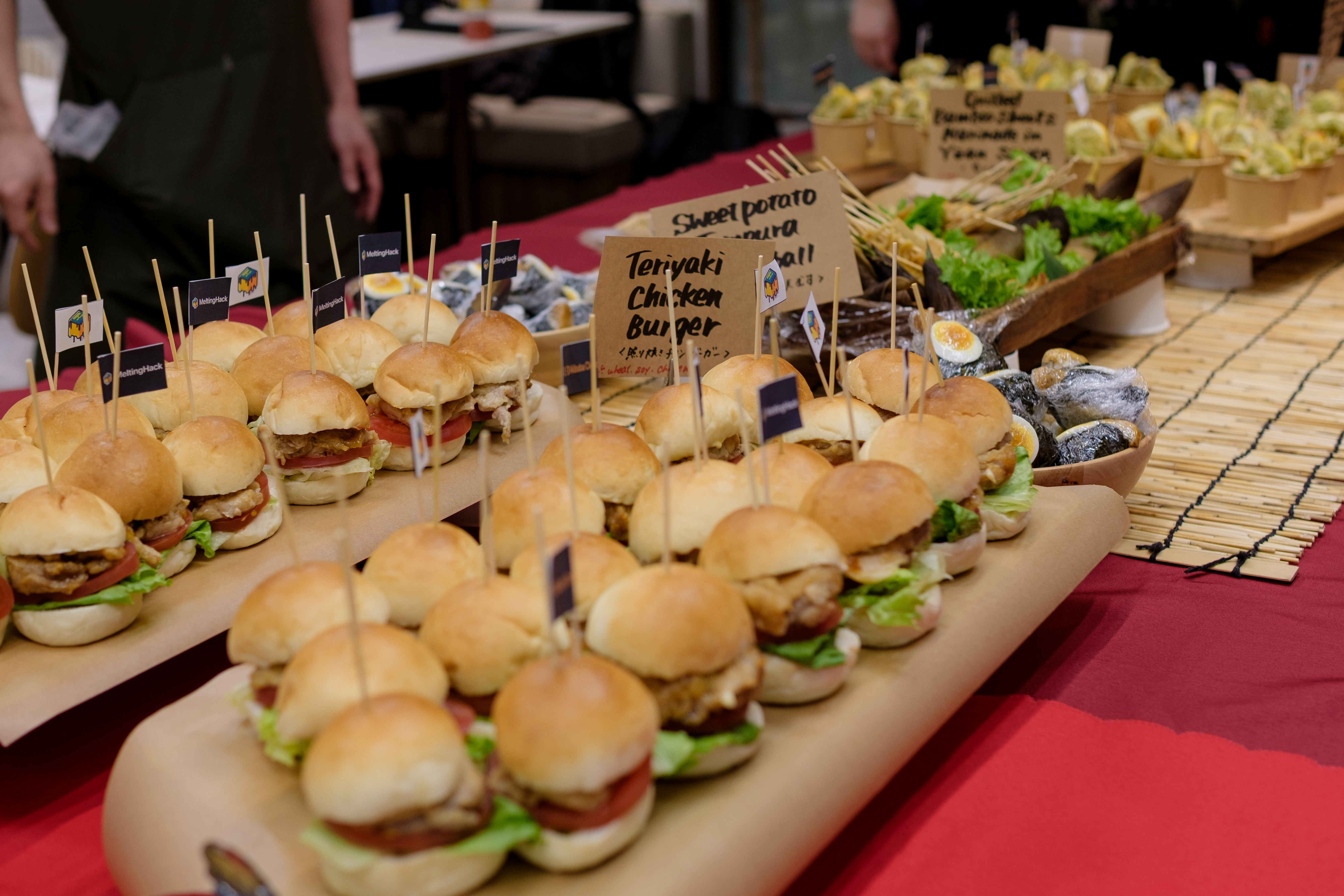 Free burgers for the first day